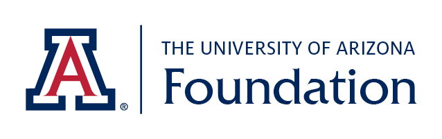 Logo for The University of Arizona Foundation, featuring a stylized red and blue 'A' emblem next to the text 'THE UNIVERSITY OF ARIZONA Foundation'.